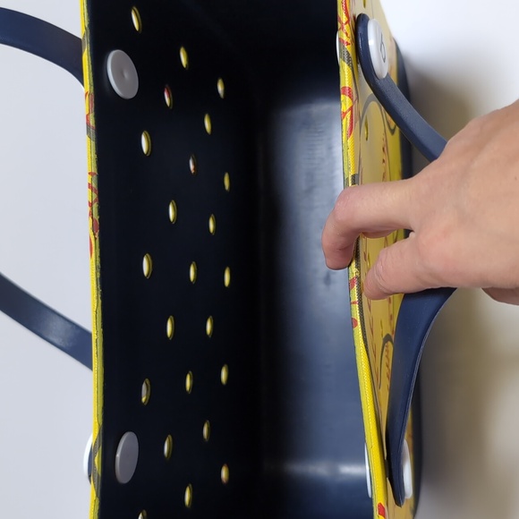 BOGG BAG Yellow and Blue Tote - Picture 2 of 5